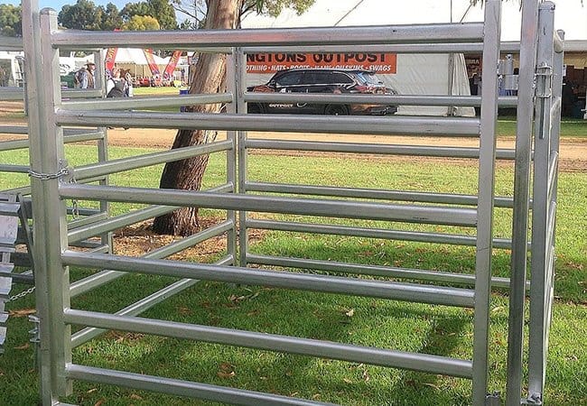 Square Pipe Horse Fence