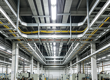 Ladder Cable Tray Heavy-Duty Industrial Power Wiring Project Case: High-Load & Heat-Dissipating Industrial Solution